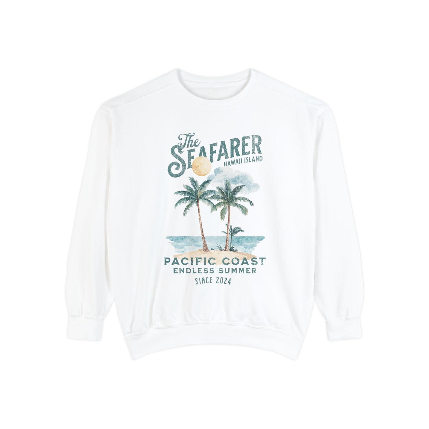 Seafarer Palm Island Comfort Colors® Graphic Sweatshirt