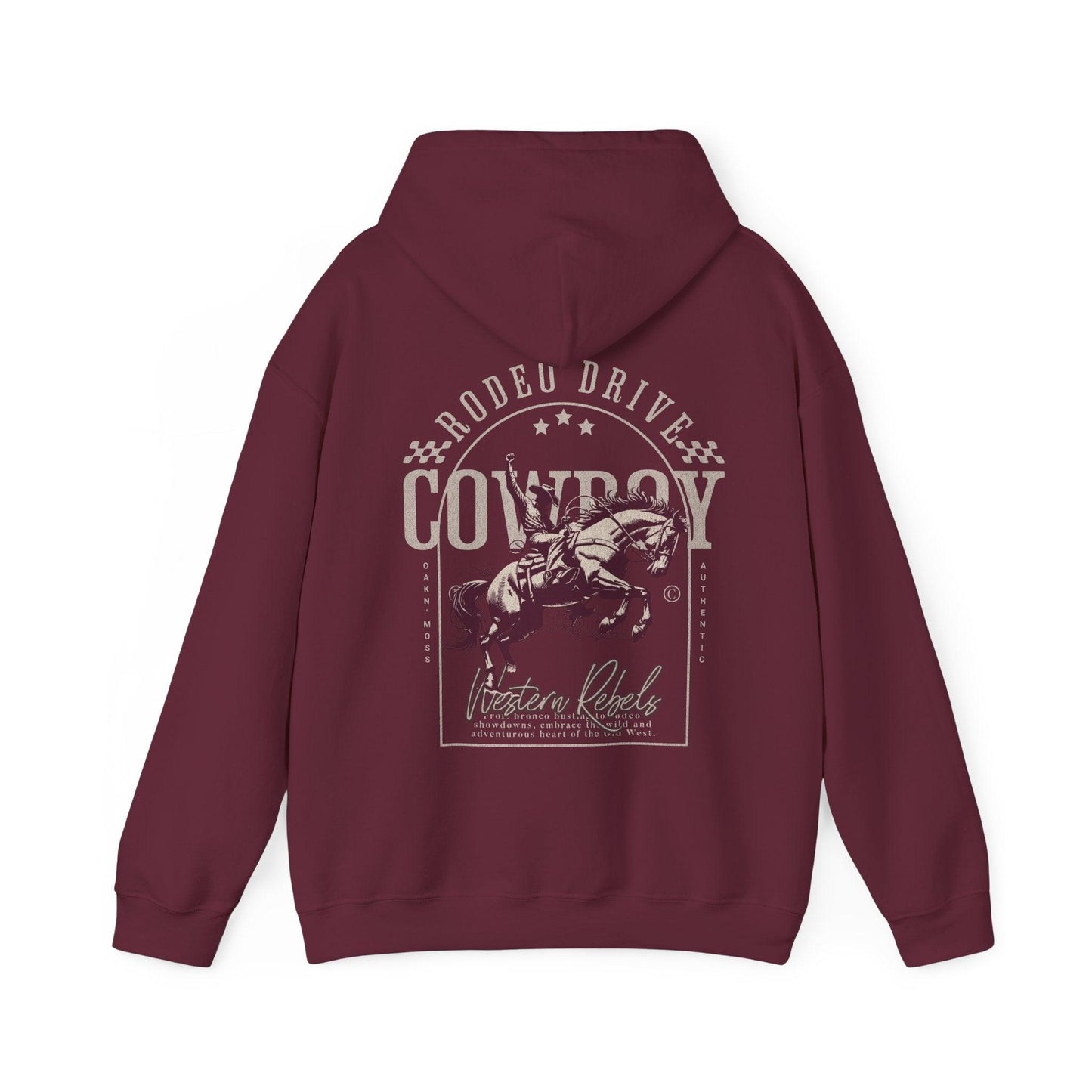 Rodeo Drive Cowboy Graphic Hoodie