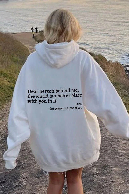 World Is A Better Place // Affirmation Hoodie