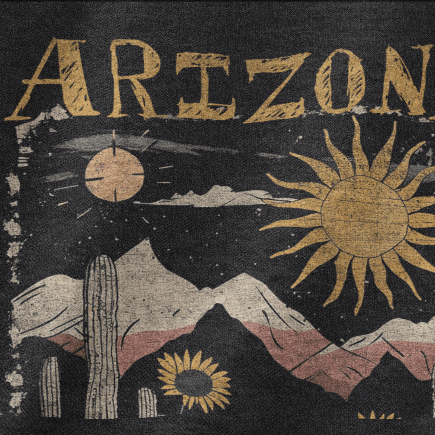 T-Shirt Women Arizona Black