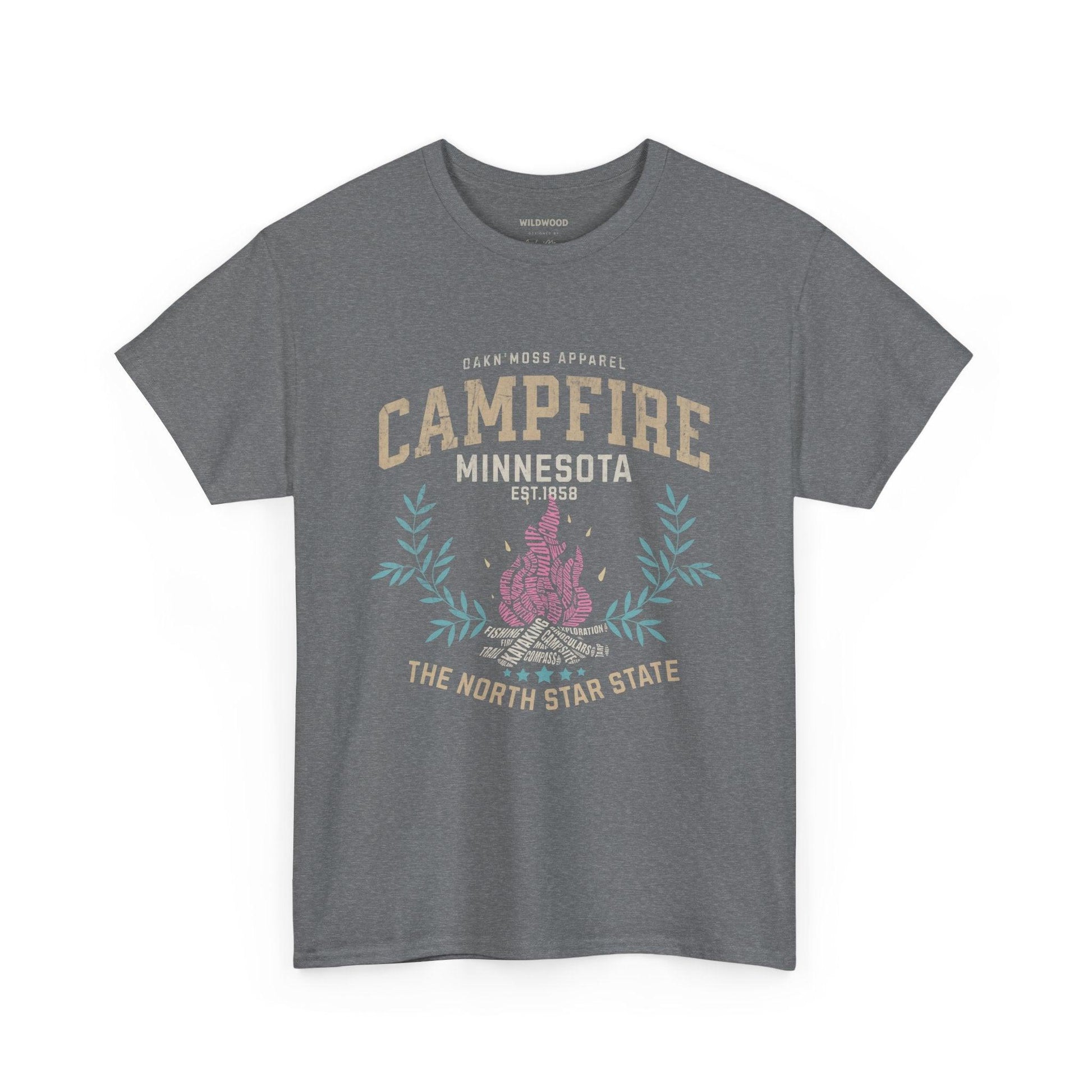 T-Shirt Grey Women Campfire Minnesota