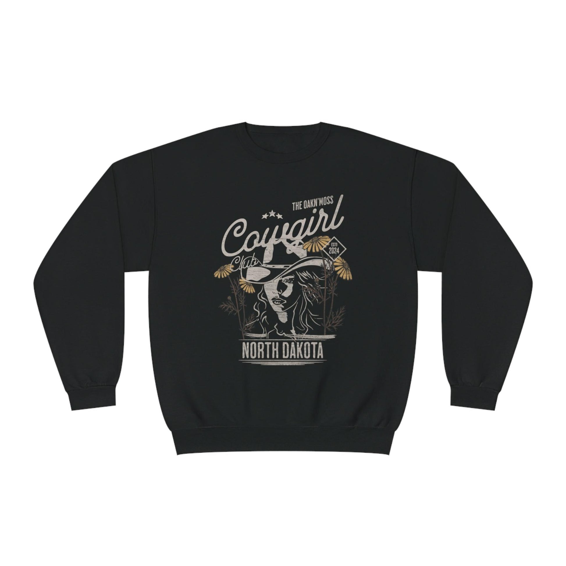 Cowgirl Sweatshirt Women Black