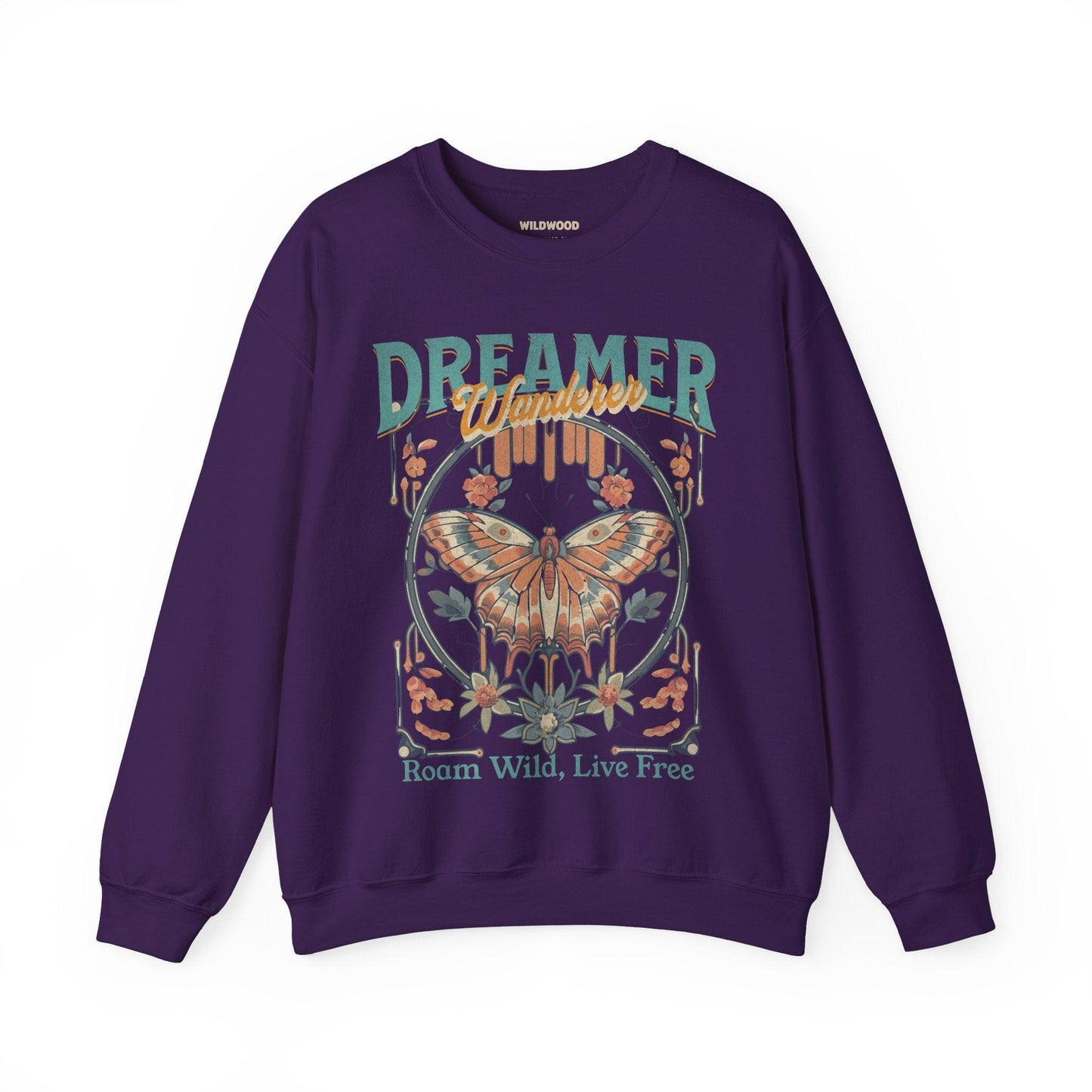 dreamer women sweatshirt purple