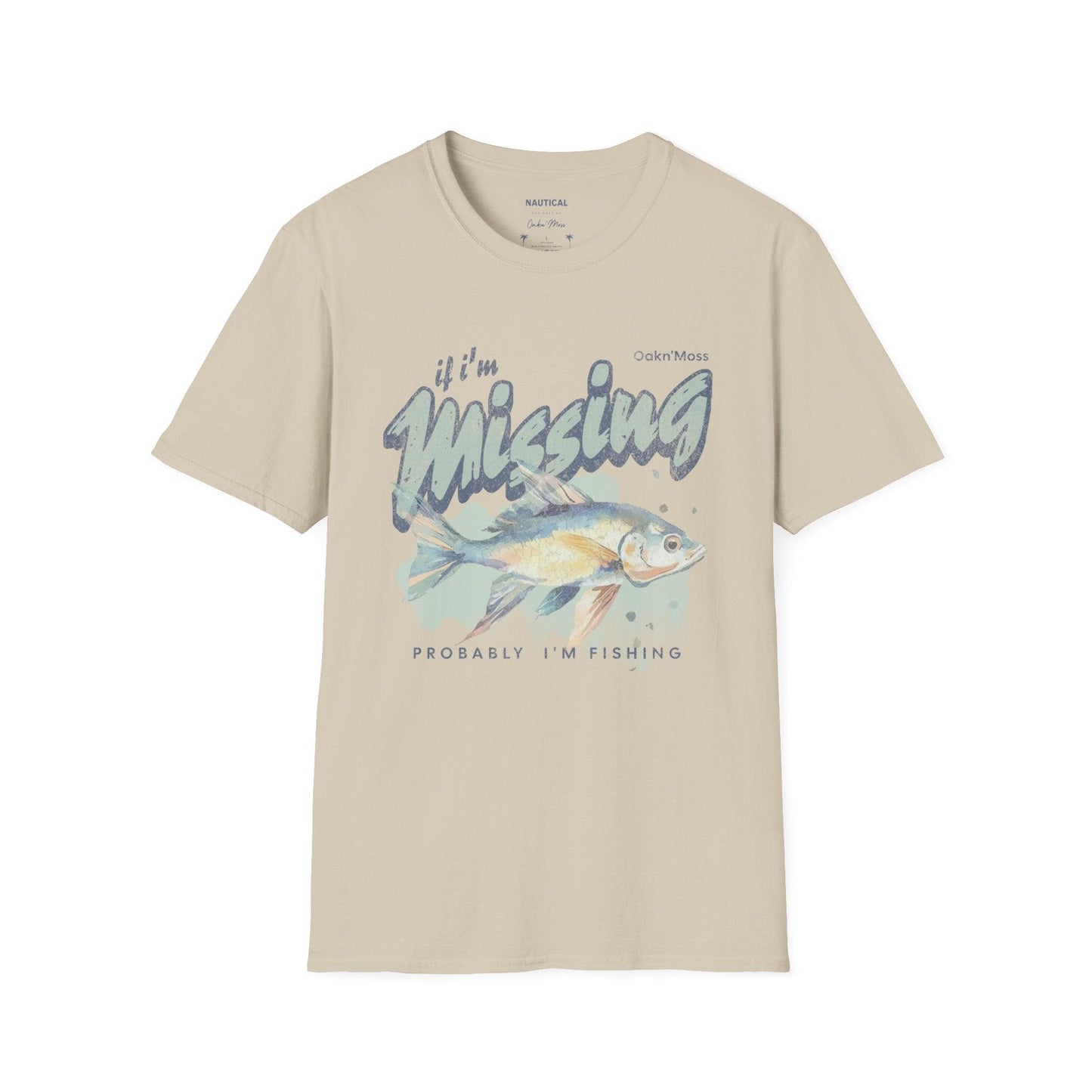 Men Funny Fishing T-Shirt Front