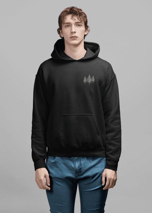 Men Hoodie Montana Black winter