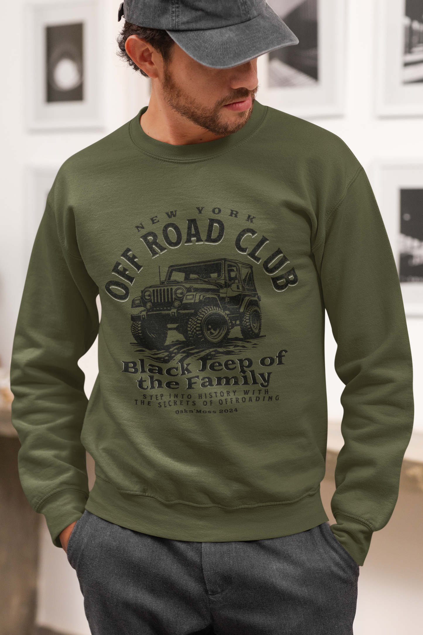 Offroad Green Sweatshirt Men