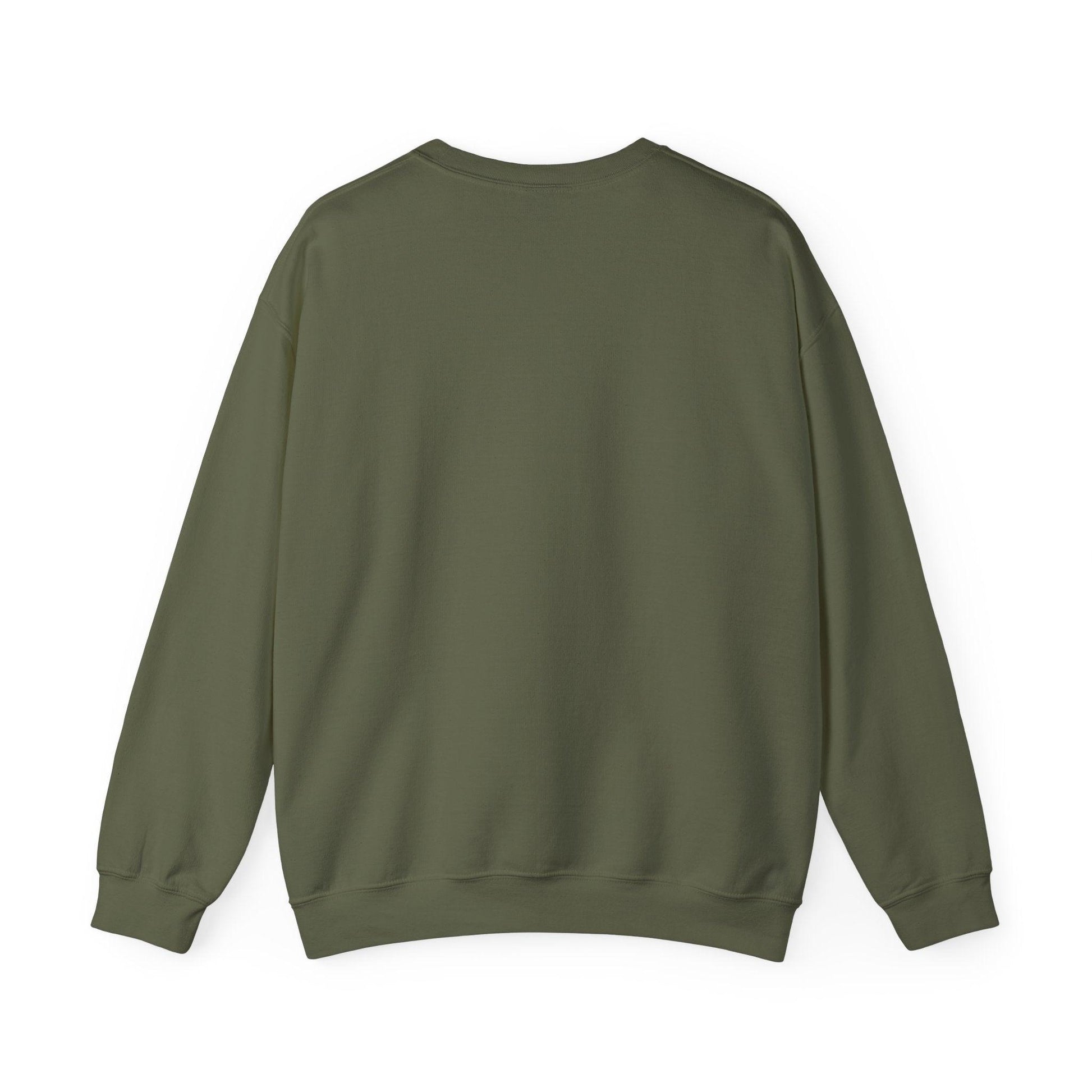 Offroad Green Sweatshirt Men Back