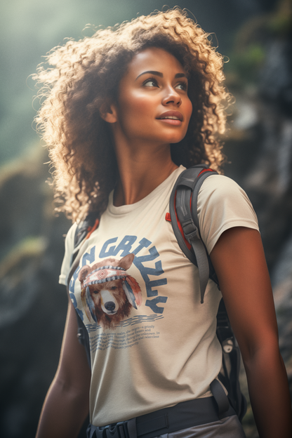 Grizzly Bear T-Shirt Women Adventure Outdoor