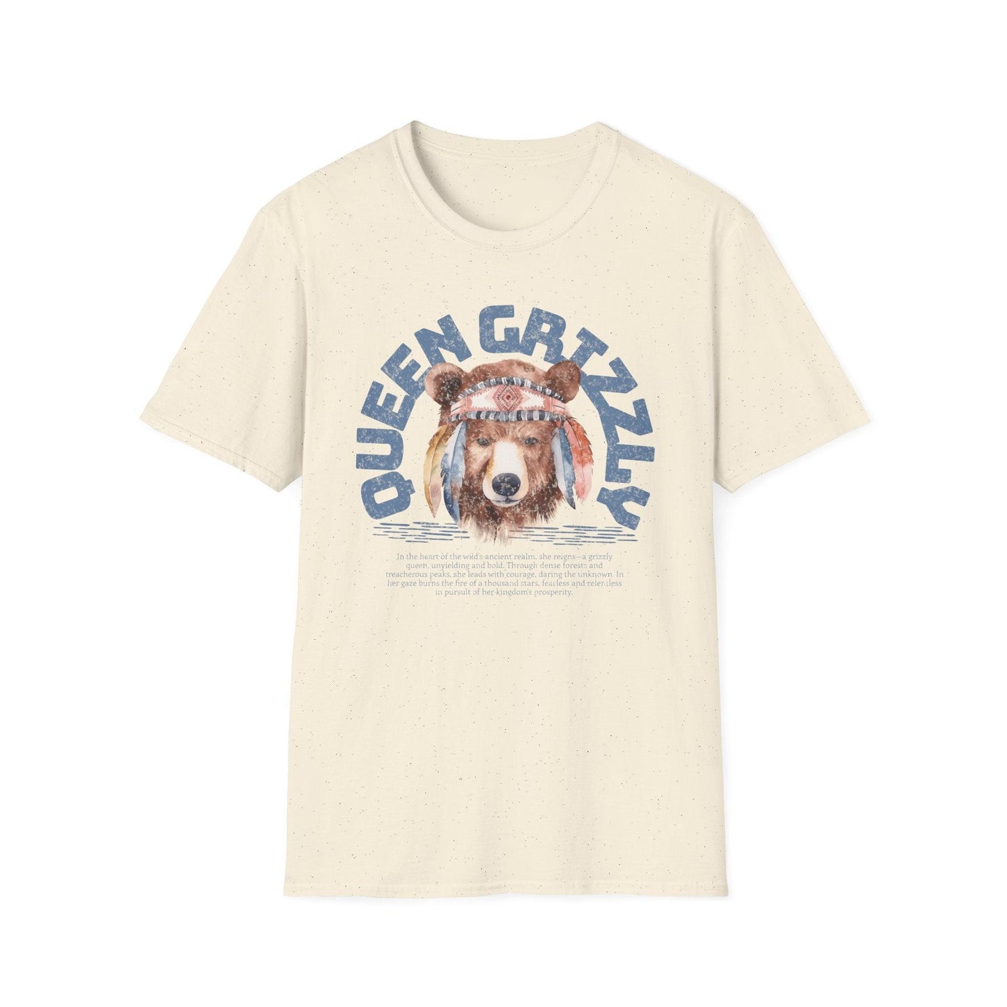 Women Grizzly Bear Queen Adventure Outdoor T-Shirt