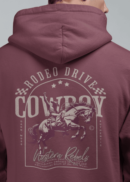 Rodeo Drive Cowboy Graphic Hoodie