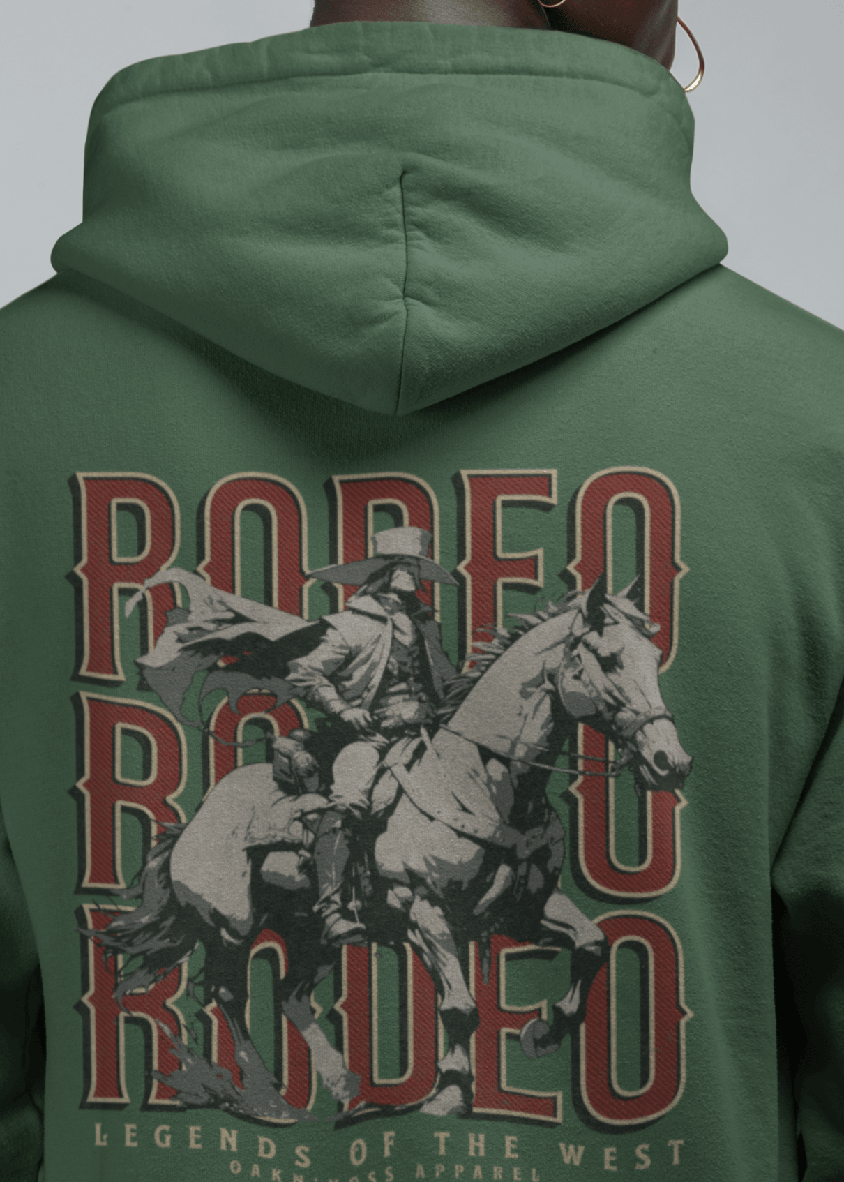 Rodeo Legends Of The West Graphic Hoodie