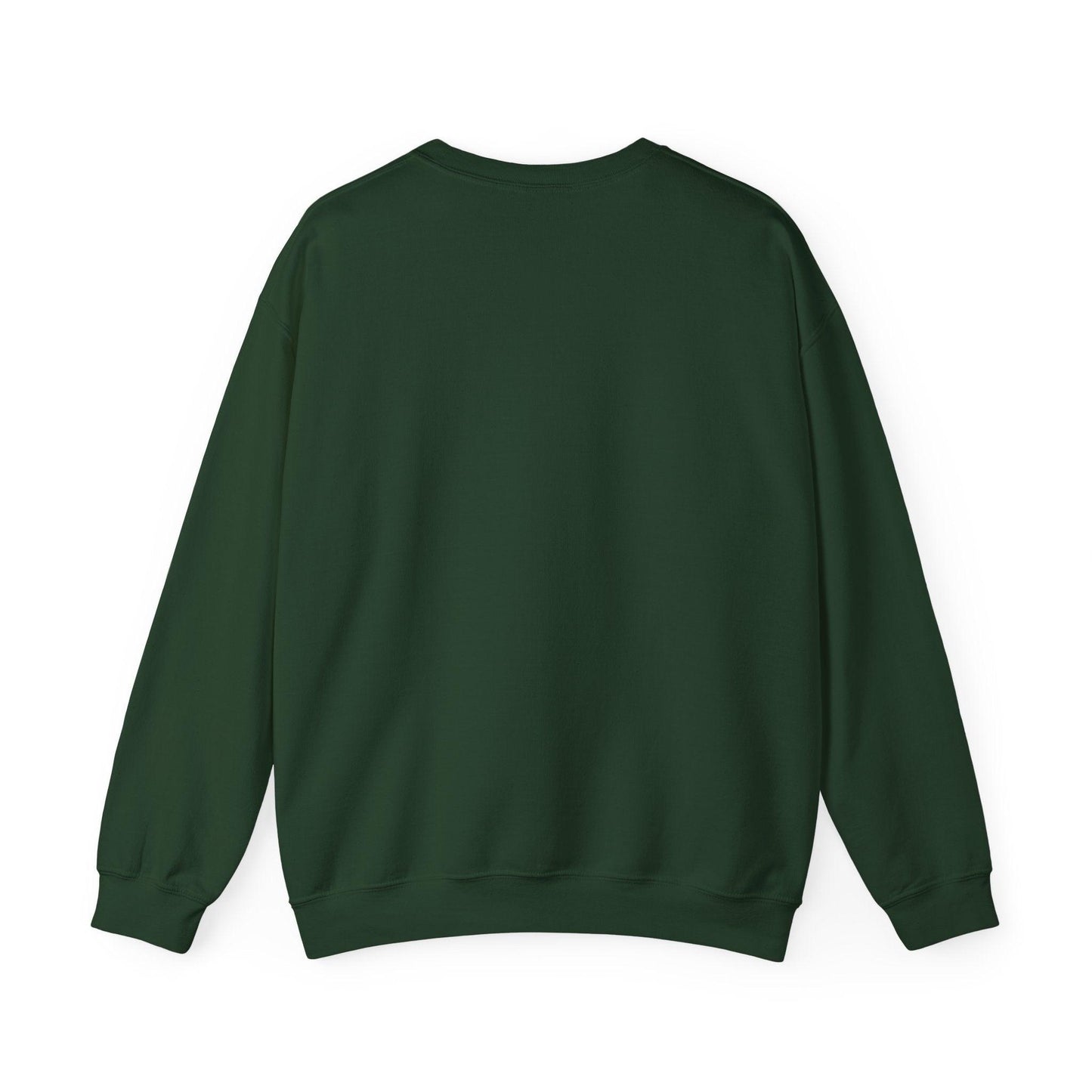 Men Sweatshirt Forest Green Back