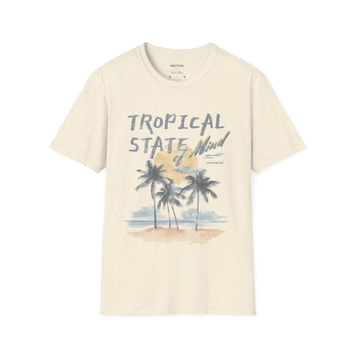 Men T-shirt Natural Beach Tropical