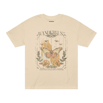 Wanderlust Butterfly T-shirt Women Sand