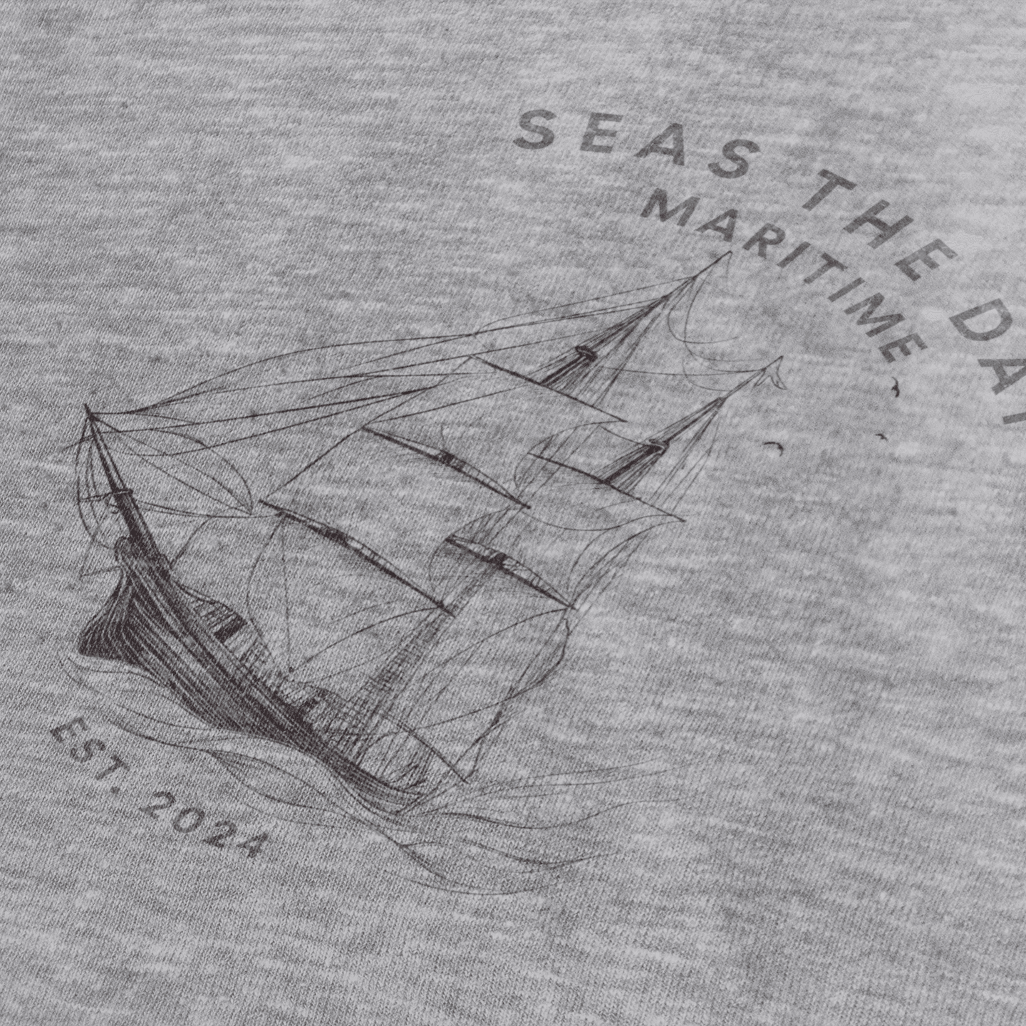 Seas The Day Graphic Cotton Tee