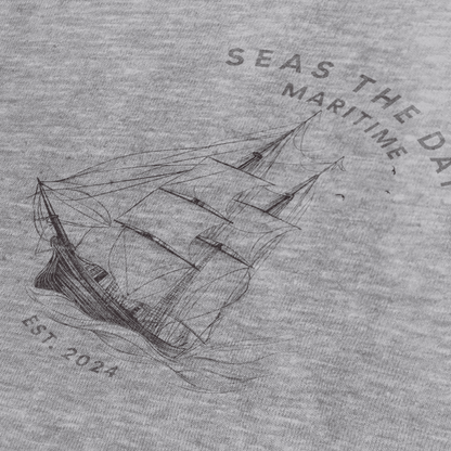 Seas The Day Graphic Cotton Tee